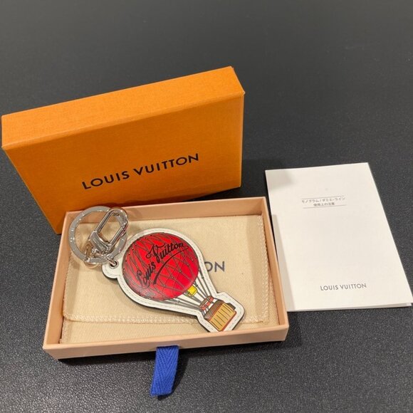 Louis Vuitton Damier Graphite Port Cles-Illustole Balloon Charm/KeyRing (128754) - Picture 1 of 4